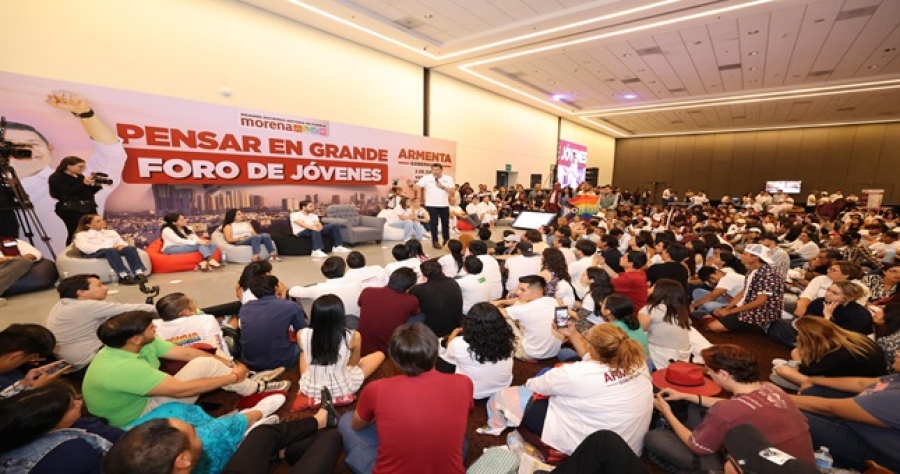 Armenta, aliado de la juventud en Puebla, se reúne con más de mil universitarios*