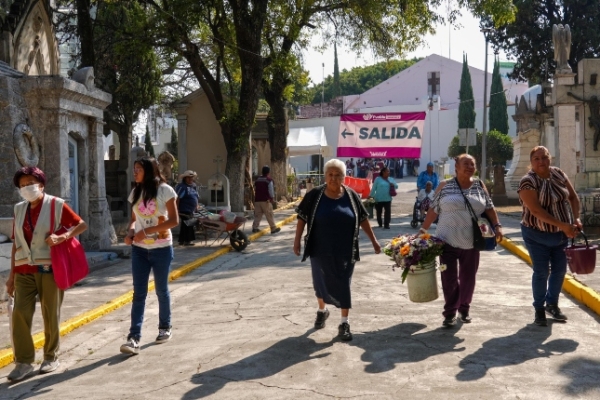 Recibió Panteón Municipal cerca de 35 mil visitantes por el Día de las Madres