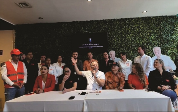Fernando Morales presenta a voceros de Movimiento Ciudadano