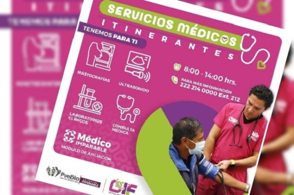 Llegan servicios médicos itinerantes a nuevos puntos de la capital imparable