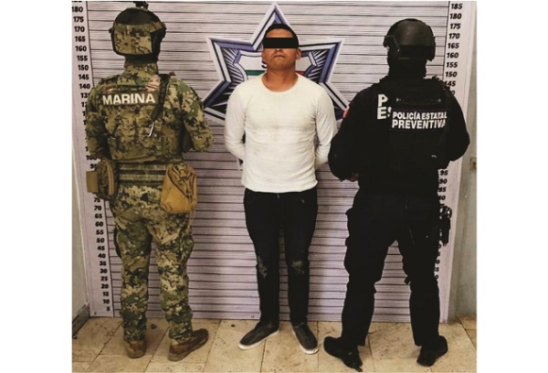 Detienen SSP y SEMAR a “El Rudo”, presunto generador de violencia en Coronango