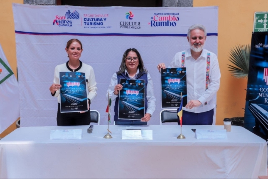 Intercambio cultural con Rumania llega a San Andrés Cholula