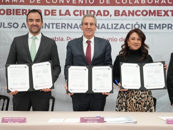Promueve Pepe Chedraui la internacionalización de empresas locales con la firma de convenios estratégicos