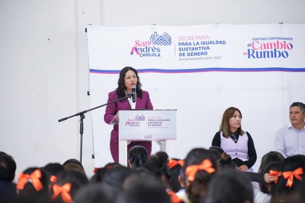 Con ponencia sobre Derechos de las Mujeres inician las actividades del 8M en San Andrés Cholula