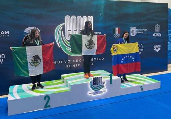 Alexa Lara, del Club Alpha, suma su tercera medalla en el CCCAN 2024
