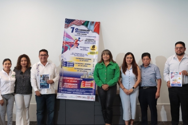 Invitan en Congreso del Estado a participar en la Primera Carrera Migrante con causa