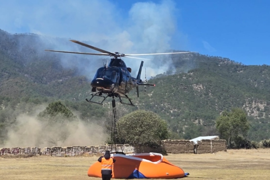 Combaten brigadas 4 incendios activos en Puebla