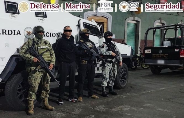 Detienen a líder de célula delictiva responsable del reclutamiento de personas en campos de adiestramiento