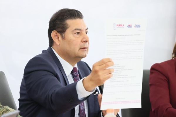 Puebla respalda postura diplomática de la presidenta Sheinbaum frente a Gobierno de Trump