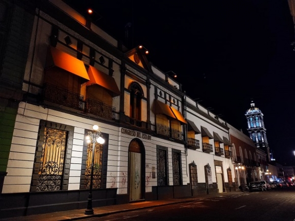 Congreso del Estado se ilumina de naranja por el Día Internacional de la Eliminación de la Violencia contra las Mujeres