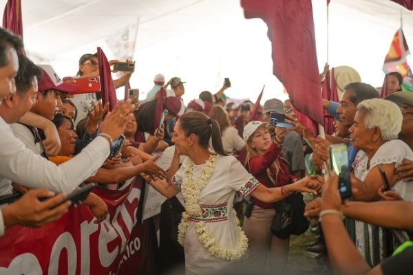 La oposición viene en épocas de elecciones y luego se olvidan de los pueblos: Claudia Sheinbaum