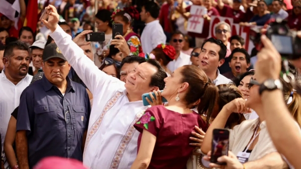 &quot;Para nosotros no hay prosperidad, si la prosperidad no se comparte&quot;: Claudia Sheinbaum ante militantes de Kanasín, Yucatán