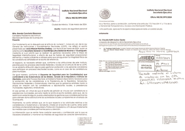 Que se investigue actuación del INE Guanajuato por falta de protección a candidatos: Claudia Sheinbaum