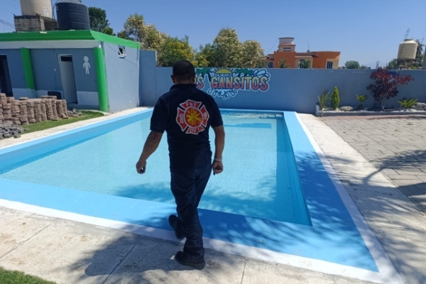 Supervisan balnearios de San Pedro Cholula esta Semana Santa