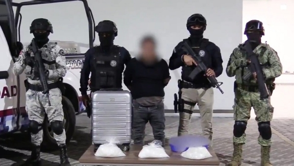 Con casi 3 kilos de “cristal”, aseguran en la CAPU a un hombre