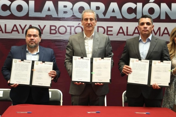 Gobierno de la Ciudad firma de Convenio de Colaboración “Torres Atalaya y Botón de Alarma OXXO”