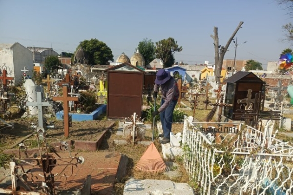 Gobierno de Cholula alista panteones para conmemorar el Día de las Madres