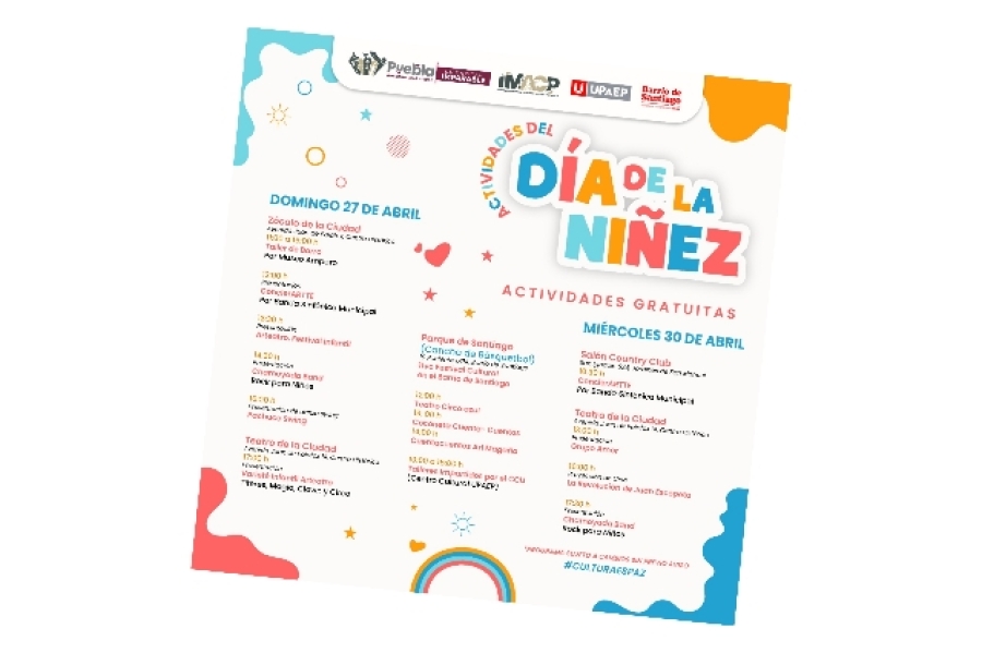Celebrará IMACP el Día de la Niñez con actividades artísticas y culturales