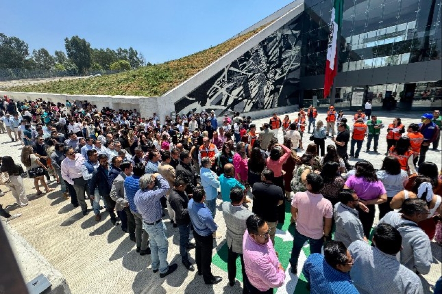 Participa Congreso del Estado en Simulacro Nacional 2025