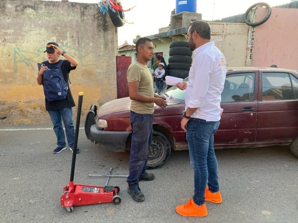 Recorre Ramón Fernández casi 100 kilómetros del territorio cholulteca
