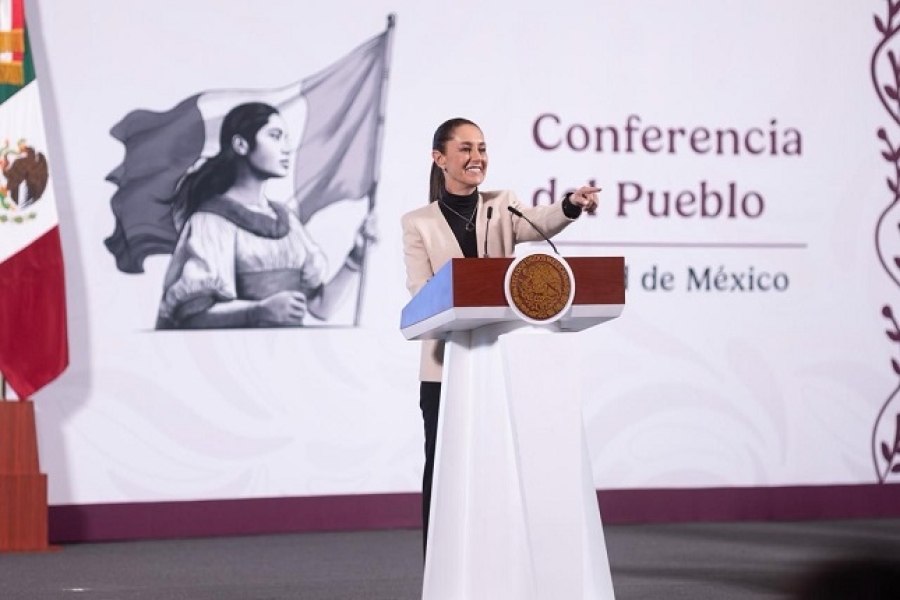 Claudia Sheinbaum destaca disminución del 15 por ciento en homicidios dolosos de septiembre 2024 a febrero 2025