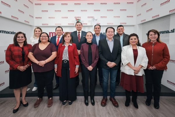 Congrega Claudia Sheinbaum a las y los coordinadores estatales en torno a la unidad