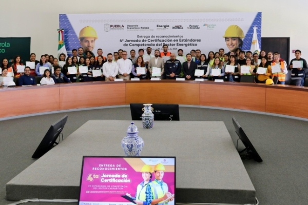 Puebla avanza en el sector energético con talento certificado